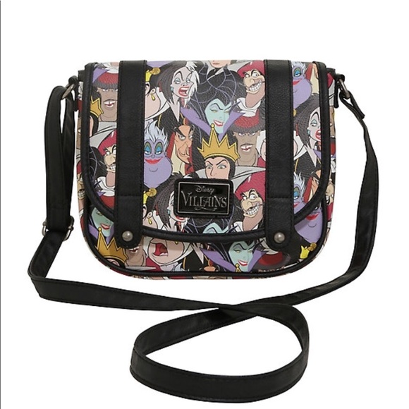 Loungefly Handbags - Loungefly Disney Villains Saddle Crossbody NWT